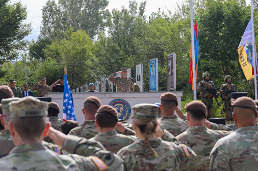 Foto - Türklerin tokadını yiyen Ermenistan ABD'ye sığındı: Sözde askeri tatbikat düzenlediler