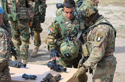 Foto - Türklerin tokadını yiyen Ermenistan ABD'ye sığındı: Sözde askeri tatbikat düzenlediler
