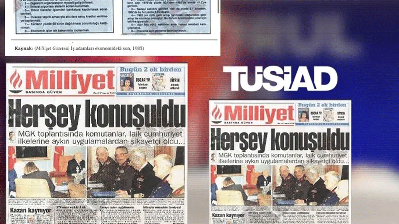 TÜSİAD'ın kirli geçmişini hatırlayalım! 80 darbesinden sonra neden kapatılmadı? Bu manşetler çok şey anlatıyor