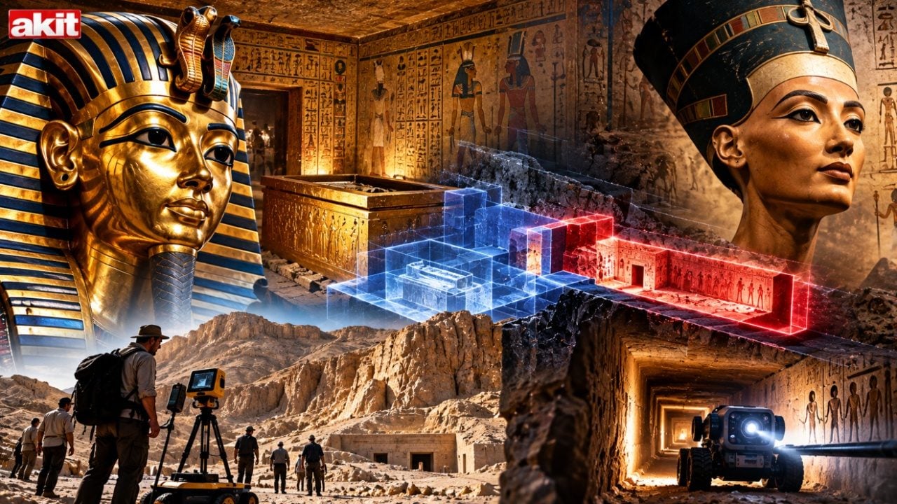 Foto - Tutankhamun’un mezarında binlerce yıllık sır! Duvarın arkasında Nefertiti mi yatıyor?
