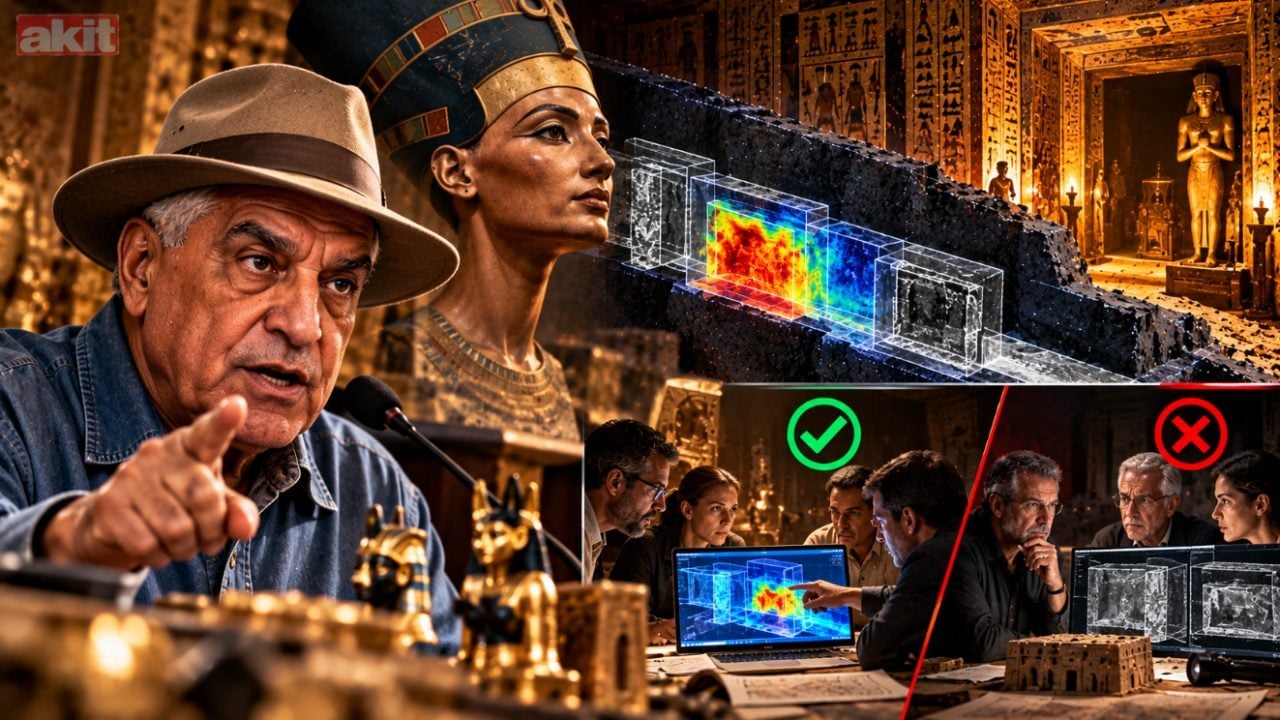 Foto - Tutankhamun’un mezarında binlerce yıllık sır! Duvarın arkasında Nefertiti mi yatıyor?