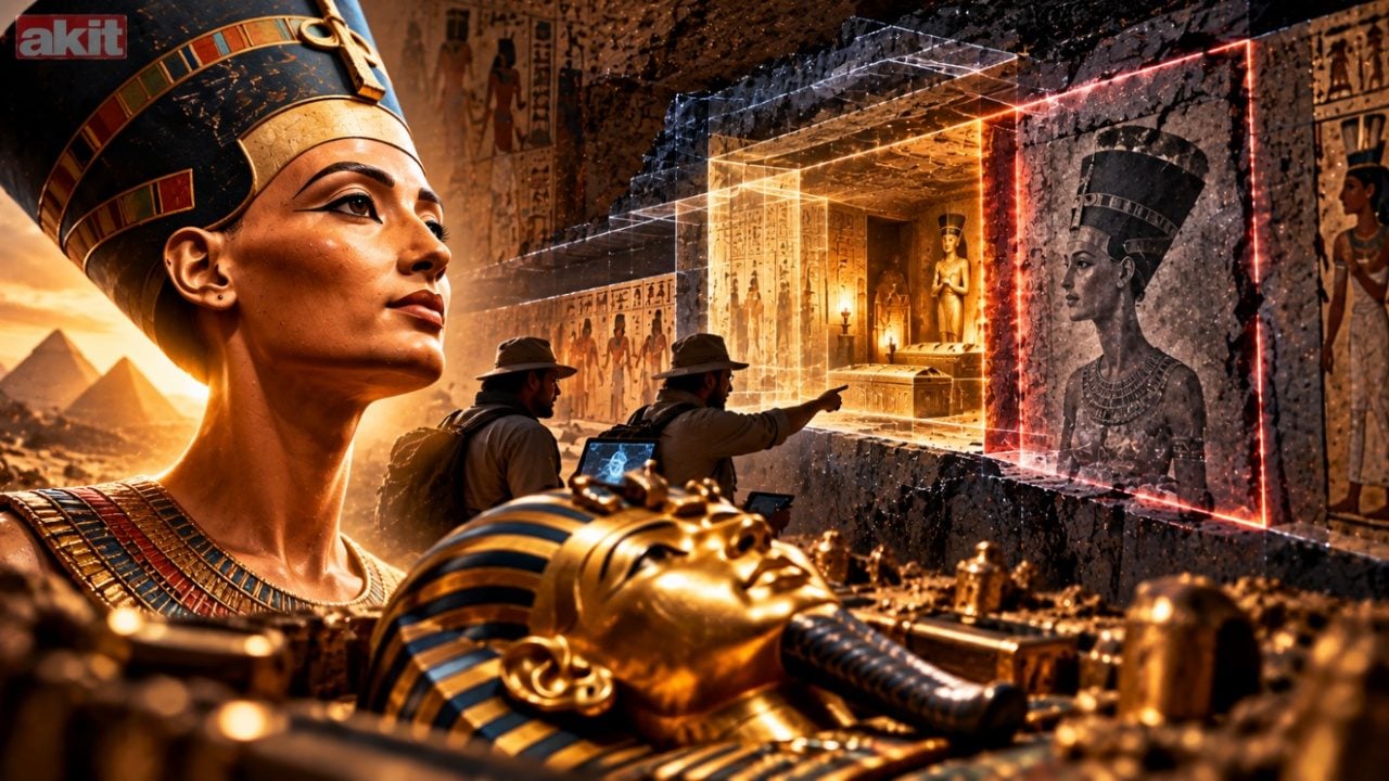 Foto - Tutankhamun’un mezarında binlerce yıllık sır! Duvarın arkasında Nefertiti mi yatıyor?