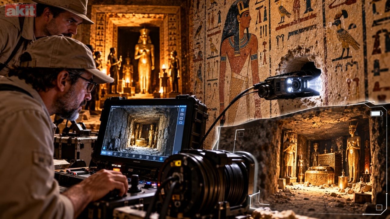 Foto - Tutankhamun’un mezarında binlerce yıllık sır! Duvarın arkasında Nefertiti mi yatıyor?