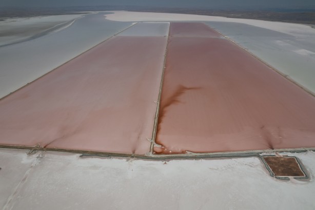 Foto - Tuz Gölü pembe renge büründü