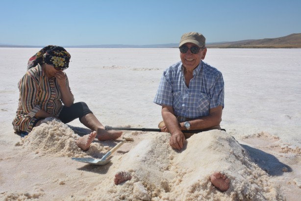 Foto - Tuz Gölü pembe renge büründü
