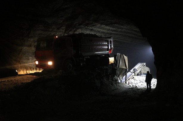Foto - Tuz madenlerinde yoğun mesai