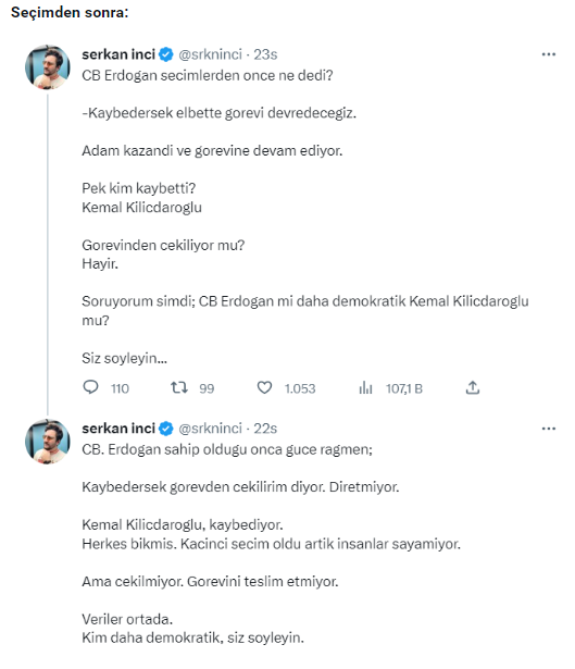 Foto - Twitter arşivi: Seçimden önce-seçimden sonra kim ne dedi… İsim isim