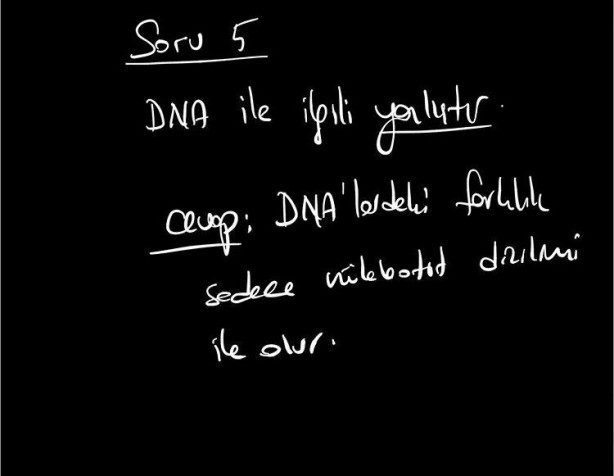 Foto - TYT'de Çıkan Biyoloji Soruları YKS 2020