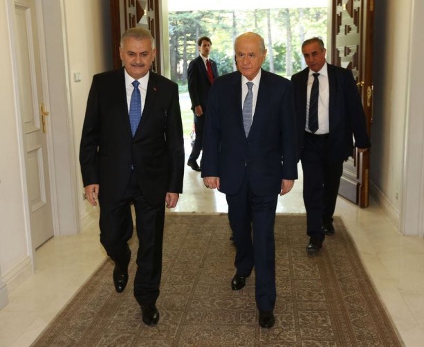 Foto - Üç lider ilk kez Çankaya'da bir araya geldi