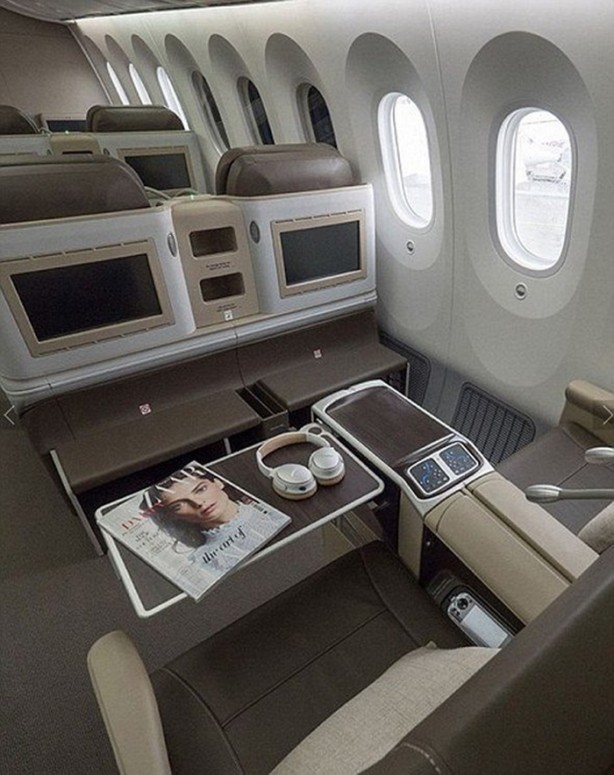 Foto - Uçağın içi sizi çok şaşırtacak!