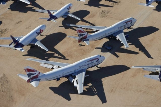 Foto - Uçaklar yok olmayı bekliyor