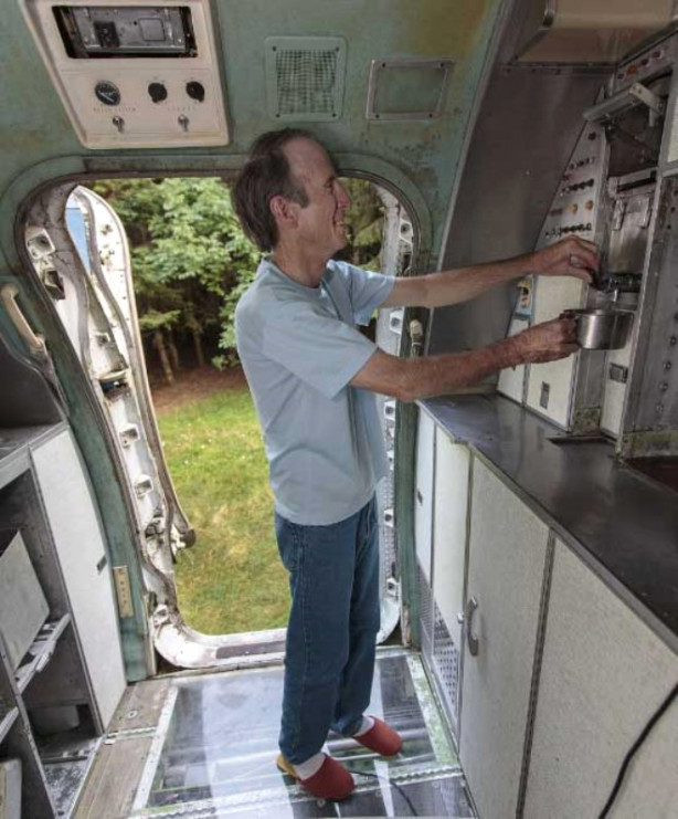 Foto - Uçaktan ev yaptı, şimdi içinde yaşıyor