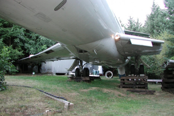 Foto - Uçaktan ev yaptı, şimdi içinde yaşıyor