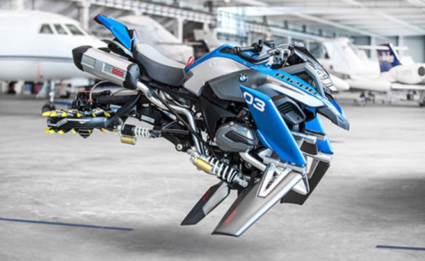 Uçan motosiklet geliyor