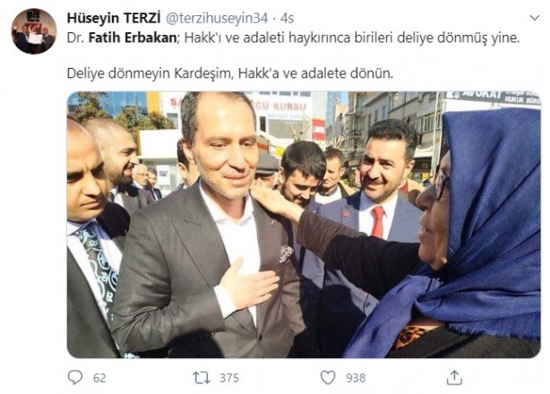 Foto - Uçkur sevdalıları hedef alırken vatandaşlardan Fatih Erbakan'a büyük destek!