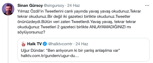 Foto - Uğur Dündar'dan asrın dönüşü! 'Yılmaz Özdil benim kardeşim, yaşadıklarımız bir canlı yayın kazası'