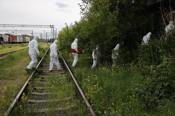 Foto - Ukrayna öldürülen Rus askerinin cesetlerini vagonlarda saklıyor