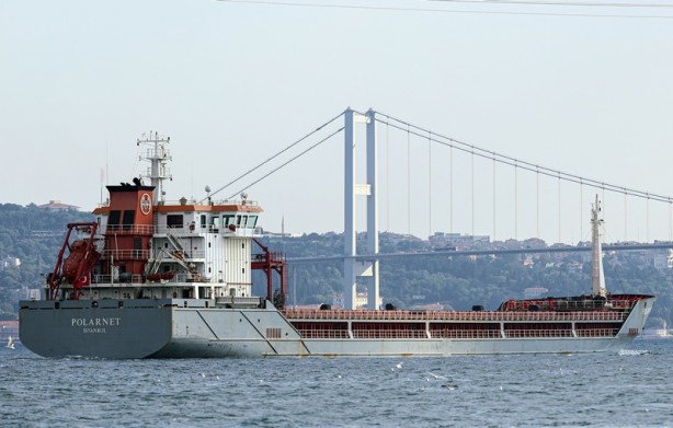 Foto - Ukrayna'dan gelen gemi İstanbul'dan hareket etti