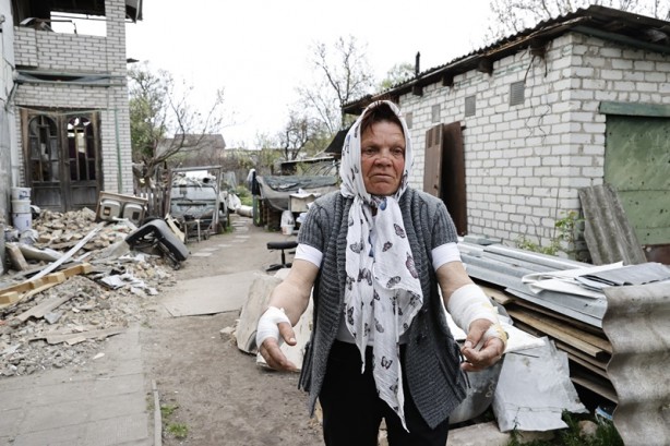 Foto - Ukraynalı acil durum görevlisi: Başka evleri kurtarırken kendi evime sahip çıkamadım