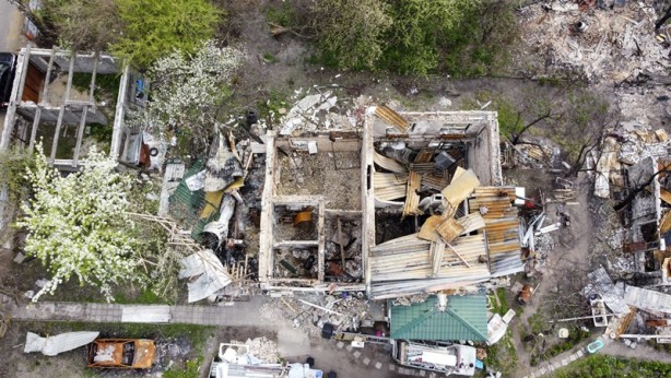 Foto - Ukraynalı acil durum görevlisi: Başka evleri kurtarırken kendi evime sahip çıkamadım