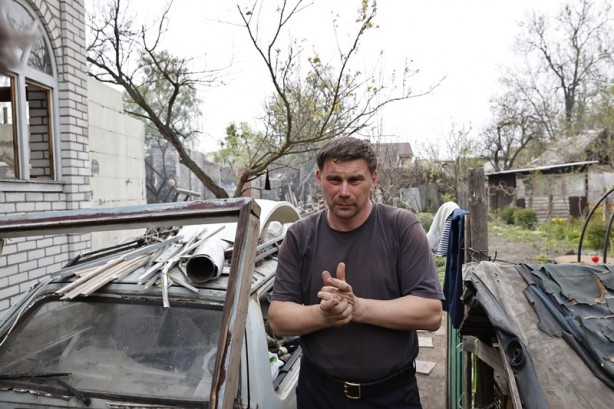 Foto - Ukraynalı acil durum görevlisi: Başka evleri kurtarırken kendi evime sahip çıkamadım