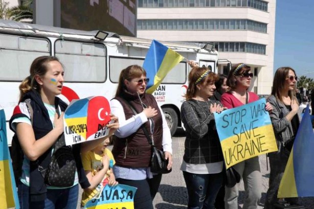 Foto - Ukraynalılar gözyaşlarıyla Samsun'dan dünyaya seslendi