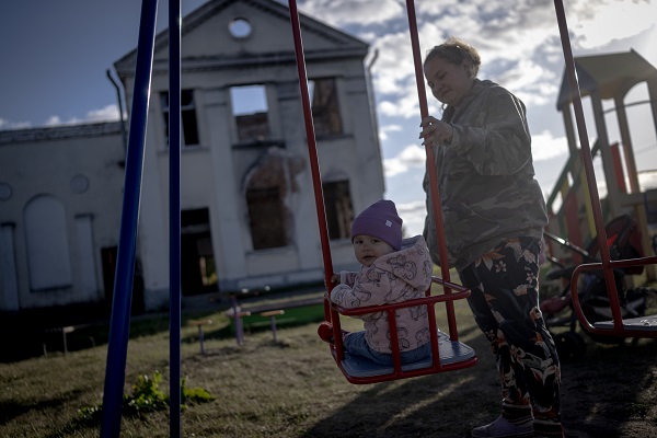 Foto - Ukrayna'nın Çernigiv bölgesinde günlük yaşam objektiflerde