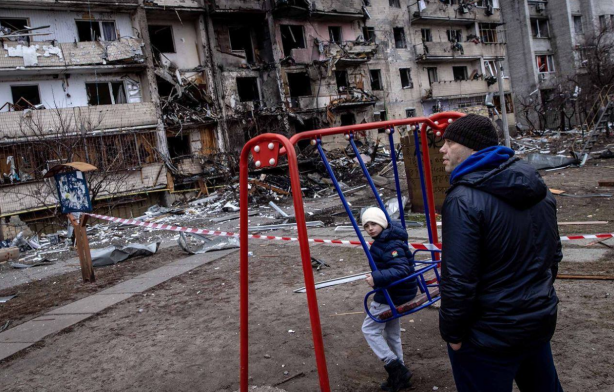 Ukrayna'nın ikinci büyük şehri Kharkiv harabeye döndü 