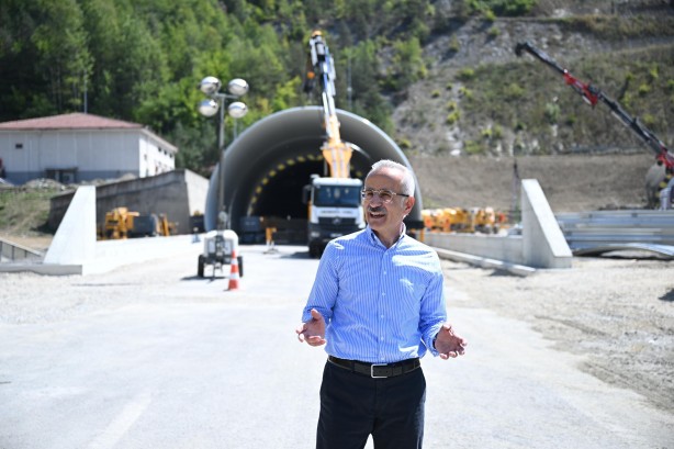 Foto - Ulaştırma Bakanı tarih verdi Bolu Dağı Tüneli’nde sona doğru