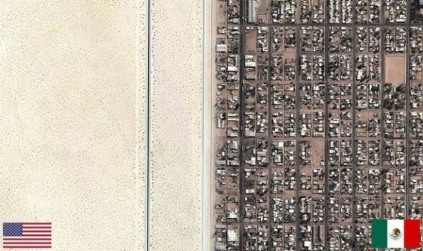 Foto - Ülkeleri birbirinden ayıran en ilginç sınır çizgileri