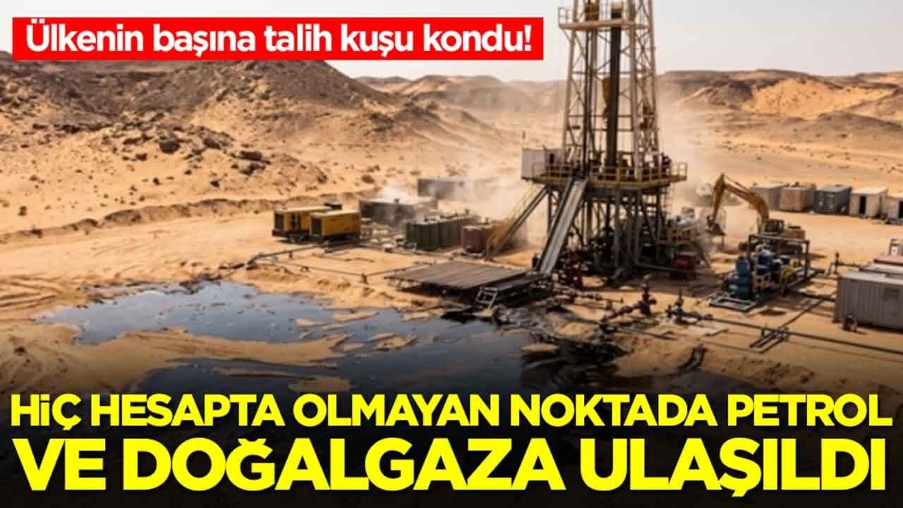 Ülkenin başına talih kuşu kondu: Hiç hesapta olmayan noktada petrol ve doğalgaza ulaşıldı