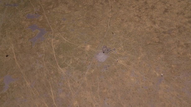 Foto - Ülkenin en büyük ikinci gölü tamamen kurudu!