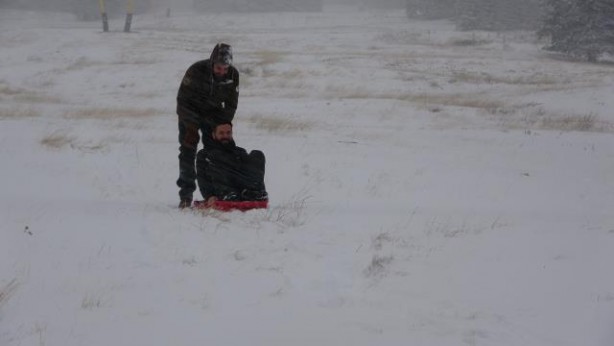 Foto - Uludağ beyaz gelinliğini giydi