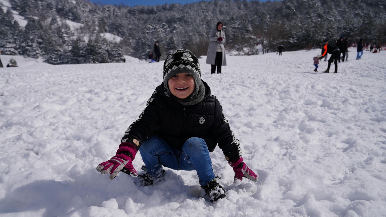 Foto - Uludağ dolunca rotayı oraya çevirdiler: Kar Festivalinde Unutulmaz Anlar!