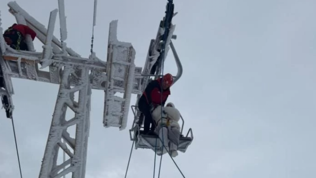 Uludağ’da 40 kişi mahsur kaldı