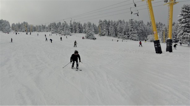 Foto - Uludağ'da kar bereketi