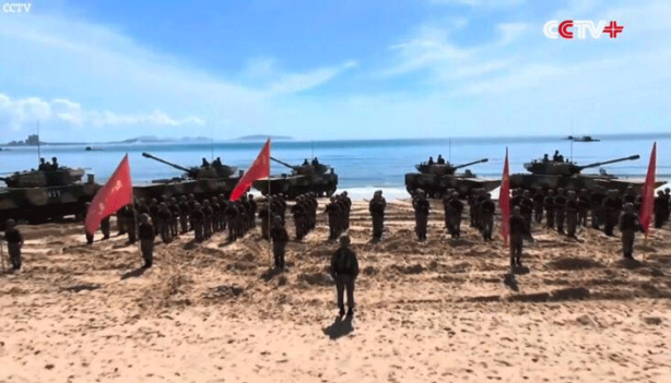 Foto - Uluslararası ajanslar "dünya savaşı kapıda" dedi! Çin'den 3 dakika boyunca füze yağmuru