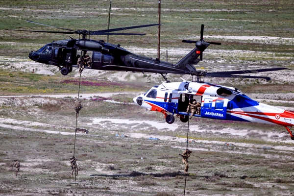 Foto - "Uluslararası Anadolu Ankası Tatbikatı"ndan nefes kesen görüntüler