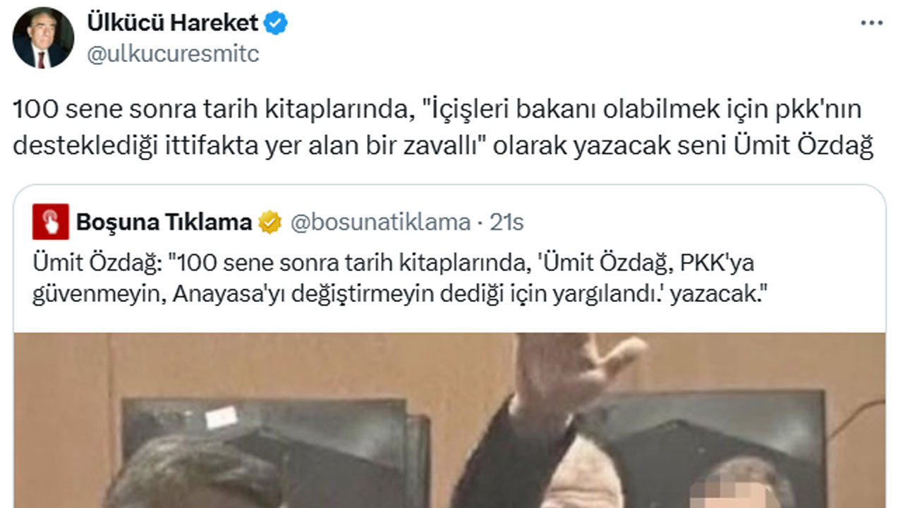 Foto - Ümit Özdağ bu lafın altından kalkamaz