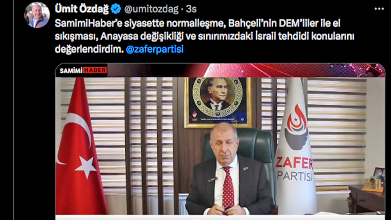 Foto - Ümit Özdağ paparaziliğe soyundu