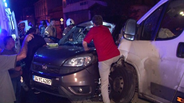 Ümraniye'de feci kaza