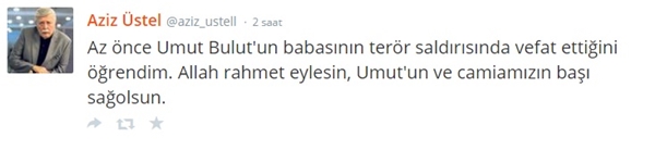 Foto - Umut Bulut'a sosyal medyadan destek yağdı