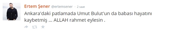 Foto - Umut Bulut'a sosyal medyadan destek yağdı