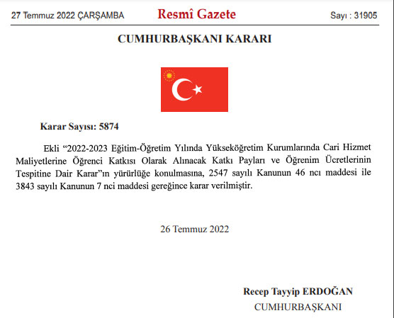 Foto - Üniversite harç ücretleri ne kadar oldu? Hangi üniversitenin harcı ne kadar? 2022-2023 Uzaktan eğitim-İkinci öğretim harç ücretleri: