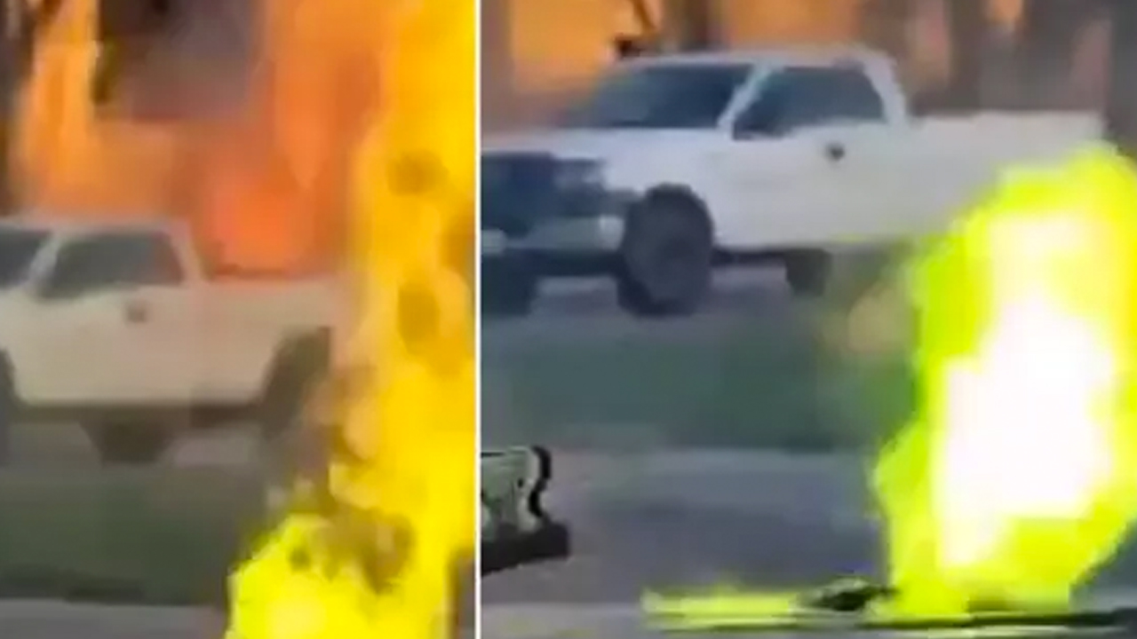 Foto - Üniversitede gizemli olay! Rögardan yeşil alev çıktı