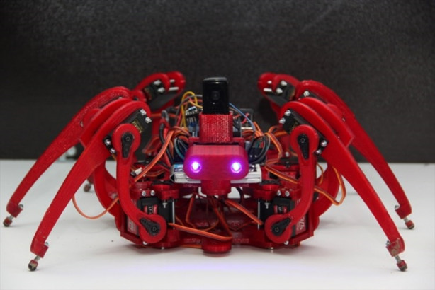 Foto - Üniversiteli gençler "Örümcek Robot" üretti