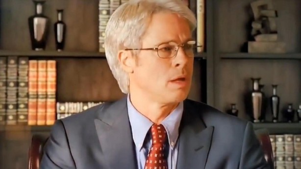 Foto - Ünlü aktör Brad Pitt, Trump’la böyle dalga geçti