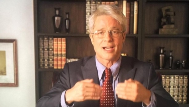 Ünlü aktör Brad Pitt, Trump’la böyle dalga geçti