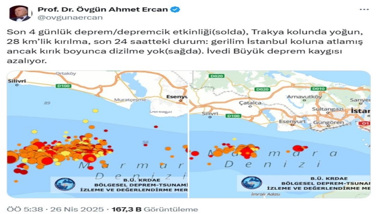 Foto - Ünlü deprem uzmanı ‘Tuhaf gelişmeler var’ diyerek duyurmuştu! Şaşırtan gelişme bu sabah yaşandı