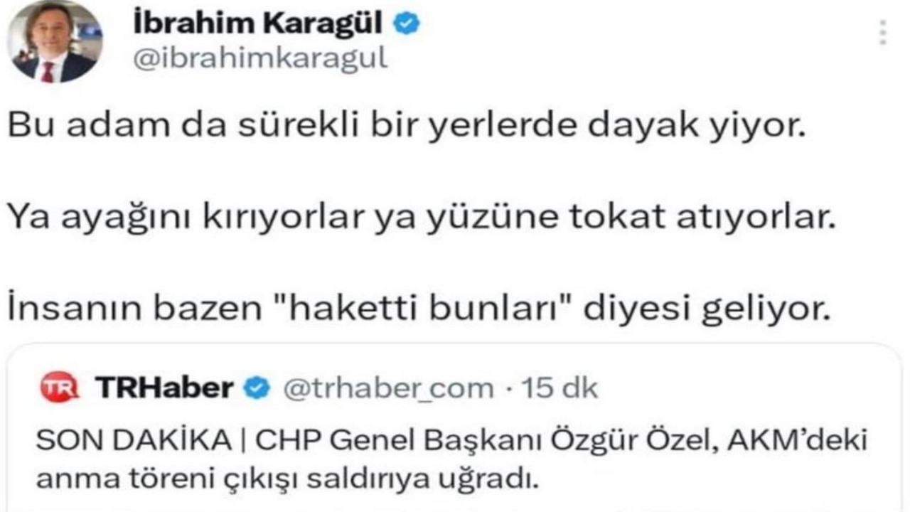Foto - Ünlü gazeteciden, Özgür Özel’e yumruklu saldırı sonrası olay sözler: İnsanın bazen "Bunları hak etti" diyesi geliyor 